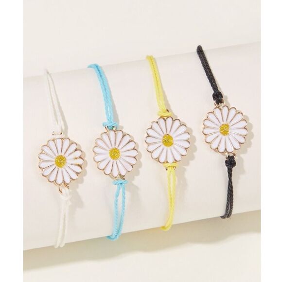 Four Daisy Bracelets  - Picture 3 of 4